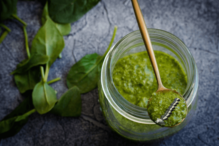 Metallverunreinigungen in Pesto