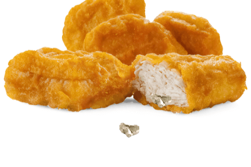 Metallverunreinigungen in Chicken Nuggets
