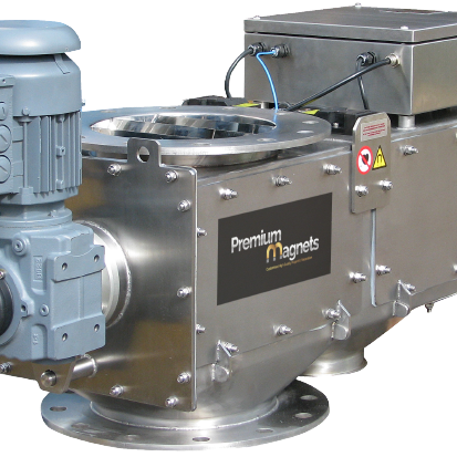 rotobox-auto-clean-rotobox-rotierender-magnet-klumpenbrecher-magnet-rotierendes-magnetgitter-automatisch-abreinigend ROTOBOX RXA - rotierendes Magnetgitter mit automatischer Abreinigung